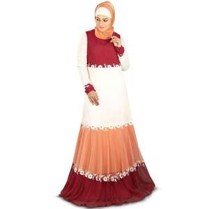 Abaya Hanin élégante à la silhouette trapèze - Product Image 3