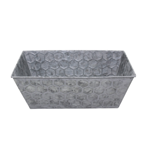 Maceta de hierro para decoración de diseño elegante, maceta de Color oxidasa gris antiguo para decoración de sala de estar, precios al por mayor hechos a mano - Product Image 1