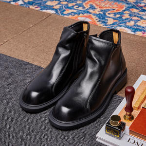 Chaussures décontractées légères avec semelle absorbant la transpiration et structure flexible, chaussures de tous les jours pour hommes, chaussures en cuir - Product Image 1