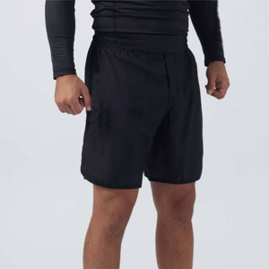 Short d'entraînement athlétique léger et respirant pour hommes fermeture à la taille élastique motif solide style décontracté pour la salle de sport et les sports de course à pied - Product Image 5