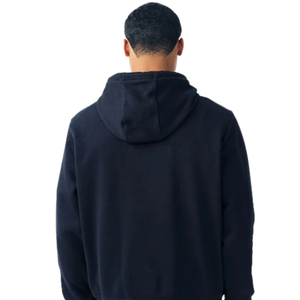 Sweat à capuche en molleton de coton à blocs de couleur d'hiver, chaud, décontracté, à manches longues, streetwear, panneau contrasté, vente en gros - Product Image 4