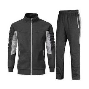 Survêtements de sport sur mesure de haute qualité pour hommes, saison d'hiver, coton, ensemble de jogging unisexe, logo OEM, style de survêtement d'entraînement - Product Image 1