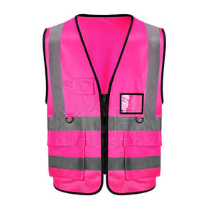 Vente en gros de gilets de sécurité haute visibilité avec bandes réfléchissantes parfaits pour les chantiers de construction, la circulation et plus encore - Product Image 1