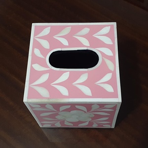 Caja de pañuelos de madera nácar superventas, caja de pañuelos con incrustaciones de fregona, el mejor regalo para esposa y amigos, caja de pañuelos para coche - Product Image 2