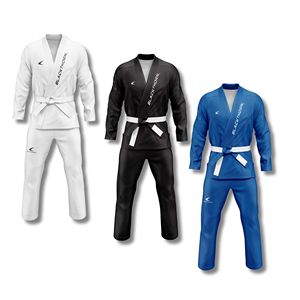 Traje de Taekwondo para Adultos 2024, Equipo de Entrenamiento Ligero, Uniforme de Artes Marciales Blanco, Traje Tradicional de Karate - Product Image 2