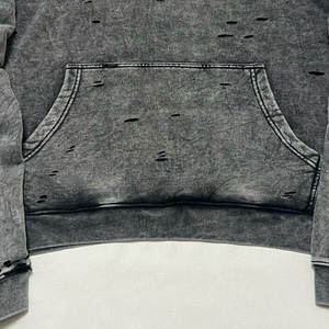 Street Wear Sweats à capuche en détresse sur mesure Sweats à capuche en détresse de couleur personnalisée Sweat à capuche en détresse de style unique à vendre - Product Image 4