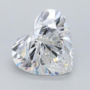 IGI Heart Cut Lab Diamant Blanc Lâche 4.44 ct Calibré F couleur VS1 clarté Lab créé Diamants pour Bijoux Cadeaux pour elle - Product Image 1