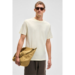 T-shirt à manches courtes col rond coupe décontractée 100% coton pour homme GRIMELANGE Mocassin - Product Image 4