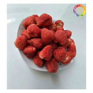 Fresa crujiente liofilizada 100% Natural, deliciosas rebanadas de fresa liofilizadas en bolsa de plata ecológica, fresas congeladas - Product Image 2