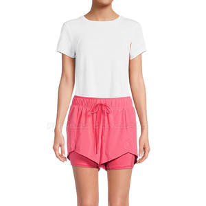 Nueva llegada mujeres gimnasio moda caliente pantalones cortos para la venta nuevo diseño de alta calidad mujeres Fitness pantalones cortos - Product Image 4