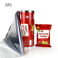 Film d'emballage BOPP imprimé sur mesure pour l'emballage des croustilles, qualité alimentaire, sac à collation personnalisé