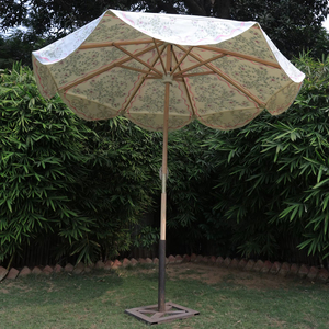 Factory Direct Luxury White Aluminum Pole Sun <b>Parasol</b> Durable Big Size <b>Garden</b> Umbrella <b>with</b> Scallop Trim for <b>Table</b> Beach Hotel - Product Image 1