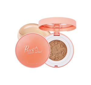 BLACK ROUGE Peach Cover Velvet Cushion - Hecho en Corea, Protector Solar SPF 50+ PA++++, Cuidado Antiarrugas e Hidratante - Product Image 1