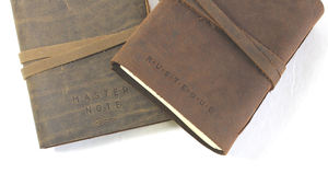 New Collection Antique Looking Handmade Recycled Cotton <b>Paper</b> With Gypsy Style Oil Pulp Buffalo Leather Journal - Product Image 5