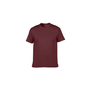Venta al por mayor 100% algodón O-cuello camiseta personalizable impresión LOGO patrón sólido tejido de punto - Product Image 5