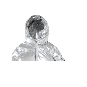 เสื้อแจ็คเก็ตกันน้ำสำหรับผู้ชายแฟชั่นฤดูหนาว สวมใส่กลางแจ้ง ทำงาน ออกกำลังกาย หรือพักผ่อน มีฮู้ด บุนวมหนานุ่ม เงางาม ขายส่ง - Product Image 3