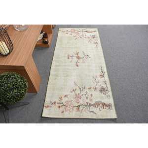 Alfombra clásica verde Alfombras turcas de 2,6x6 pies - Product Image 1