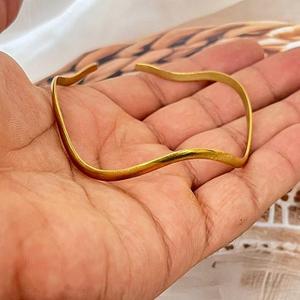 กำไลข้อมือทองเหลืองสำหรับสร้อยข้อมือสำหรับผู้หญิงลายศิลปะกำไลแฟชั่น - Product Image 2