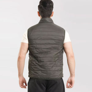 Gilet chaud matelassé pour hommes 100% haute qualité hommes hiver coupe-vent gilet vêtements d'extérieur décontracté matelassé sans manches gilet - Product Image 3