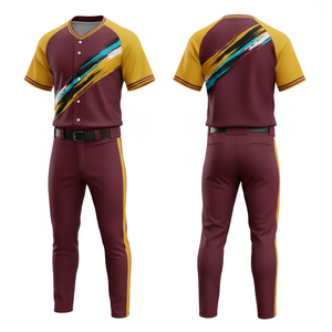 ชุดทีมเบสบอล 2026 แบบสั่งทำพิเศษ ผ้าตาข่ายระบายอากาศ น้ำหนักเบา สำหรับทุกเพศ คุณภาพสูง ขายส่ง - Product Image 1