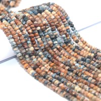 AAA Pieter site Edelstein 4-5mm Facettierte Perlen Natürliche Seltene Pieter site Halbe del stein Lose Rondelle Facettierte Perlen 13 Zoll