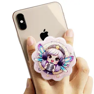 Acrylic Phone Grip Custom Anime Logo Cellphone Accessories Wholesale