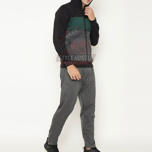 Latest Design Winter Men's <b>Tracksuit</b> Set Causal Long Sleeve Custom Color <b>Plain</b> <b>Tracksuit</b> For Sale - Product Image 2