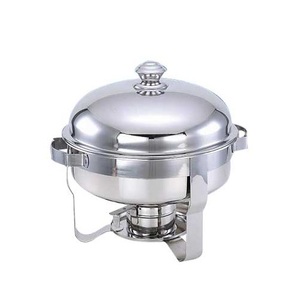 Chauffe-plats pour buffet plaqué argent brillant Design fait à la main chauffe-plats pour serveur d'aliments chauds avec support de brûleur - Product Image 2