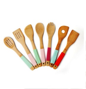 Ensemble de 8 ustensiles de cuisine uniques faits à la main, écologiques et luxueux en bois pour la cuisine à domicile - Product Image 1