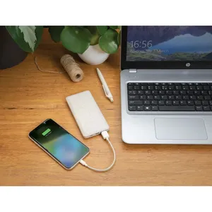 Powerbank Promozionale Sostenibile da 10.000mAh in Fibra di Grano, Gadget Ecologico - Product Image 2