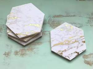 Meilleures ventes Dessous de verre en ardoise imprimé de logo de mariage en plein air personnalisé Bureau Café Party Mat & Pad Fournitures de cuisine - Product Image 4