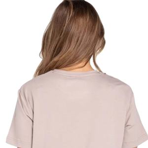 Camisetas de Algodón Extra Grandes y Elegantes, Ropa Casual, Cuello Redondo, Camisetas Básicas de Manga Corta, Camisetas de Verano con Cuello Redondo y Tinte Sólido - Product Image 4