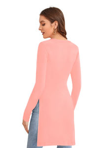 เสื้อถักไหมพรมโพลีเอสเตอร์สำหรับผู้หญิงเสื้อปาร์ตี้ลำลองอินเดียใส่สบายสุดๆเสื้อยืดบูติกทางการล่าสุด - Product Image 3