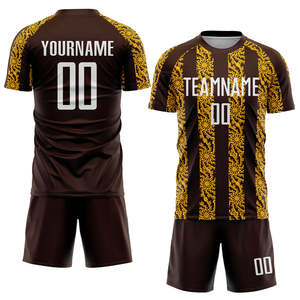 Uniformes de fútbol al por mayor para resistencia con telas transpirables cortes auténticos control avanzado del sudor e impresión personalizada - Product Image 1