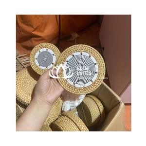 Posavasos de ratán con incrustaciones de nácar hecho en Vietnam producto más vendido con producto caliente 2024 hecho en Vietnam - Product Image 6
