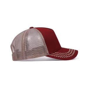 Última Llegada, Gorras de Béisbol de 5 Paneles a Cuadros, Alta Calidad, Deportivas, Casuales, con Logotipo Personalizado, 100% Algodón, Unisex - Product Image 3