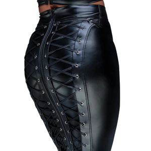 Falda Lápiz Negra de Encaje hasta la Rodilla para Mujer, de Cintura Alta, Elegante, Ajustada, Elástica, para Fiesta, Club, Noche, Moda - Product Image 4