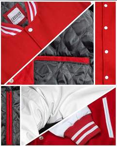 Veste universitaire de baseball - Veste bomber en laine tendance pour hommes Hotline Miami Varsity Letterman, décontractée, chaude, pour garçons, veste universitaire de baseball - Product Image 6