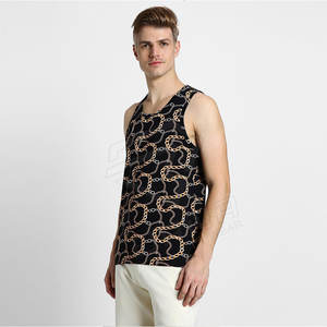 Ropa de gimnasio para hombre, camiseta sin mangas informal de Hip Hop de talla grande, chaleco de equipo hecho a medida, secado rápido, transpirable, ecológico, bajo MOQ, la mejor calidad - Product Image 4