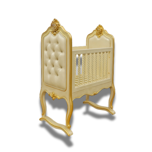 CAMA CUNA MOBILIARIO GUERRERO CAOBA TALLADA HECHO A MANO DE INDONESIA - Product Image 1