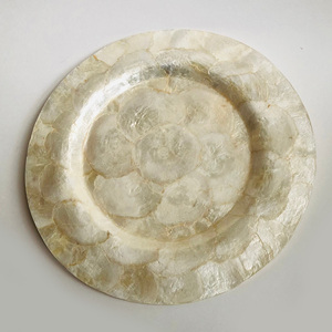 Plato de presentación de concha de capiz al por mayor, buena elección, mantel individual con incrustaciones de MOP, precio económico de proveedor directo - Product Image 4