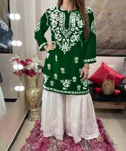 Salwar kameez indien pakistanais prêt à l'emploi costume en coton pour femmes cousu robes de femme élégantes - Product Image 6