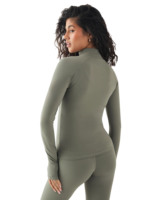 Personnalisé Nouvelle Mode Stretch dans les 4 sens Fitness Jogging Porter des Vestes Compression Fermeture Éclair Plus La Taille Gym Slim Fit Femmes Yoga Vestes