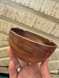 High Quality Customized wood <b>bowl</b> Wavy round <b>bowl</b> Wooden Trinket <b>Bowl</b> Wood - Product Image 5