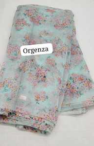 Tela de organza con estampado digital, 35 GSM, 44 pulgadas de ancho, para usar en saris, vestidos, kurtis, etc. - Product Image 5