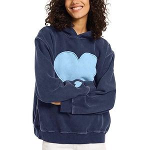 Sweat-shirts à capuche unisexes en coton 100% à épaules tombantes, surdimensionnés, vierges, personnalisables, lourds, pour femmes - Product Image 3