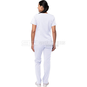 Uniforme Médico de Verano para Hospital, Conjunto de Uniforme de Enfermera, Uniforme Médico de Algodón Puro para Mujer - Product Image 1