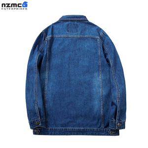 แจ็กเก็ตผ้ายีนส์สำหรับผู้ชาย, เสื้อแจ็กเก็ตยีนส์คอปกขนเฟอร์แฟชั่นลำลองกันลมเสื้อโค้ทอบอุ่นหนาผ้าย้ทยาวและย้อมสีอ่อน - Product Image 2