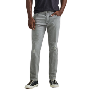 Jeans de Pierna Ajustada Extreme Motion para Hombre, Bordado Alto con Cristales, Corte Recto Informal, Máxima Comodidad, Ligeros, Sólidos, para Invierno y Otoño - Product Image 4