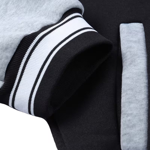 Chaqueta Varsity de Béisbol Personalizada para Hombre, de Alta Calidad, con Bordado Personalizado, Chaqueta Cortavientos - Product Image 4